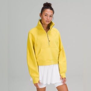 Lululemon Scuba Funnel Neck Half Zip in Soleil XL/XXL